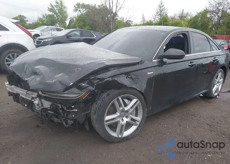 2016 Audi A6 3.0T Premium Plus from USA, damaged, VIN WAUFGAFC4GN142357